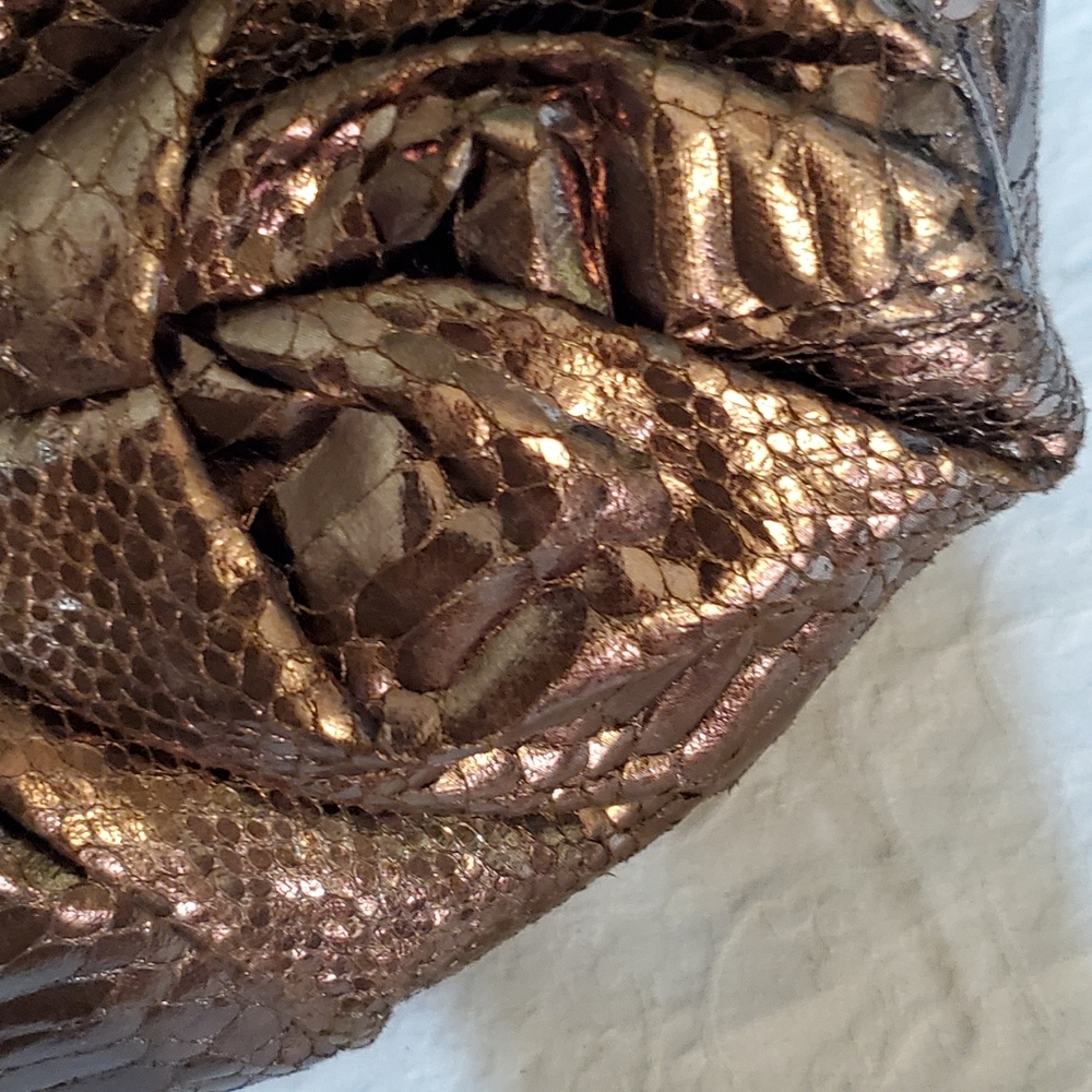Python Hobo Shoulderbag by Carlos Falchi. - Picture 9 of 9